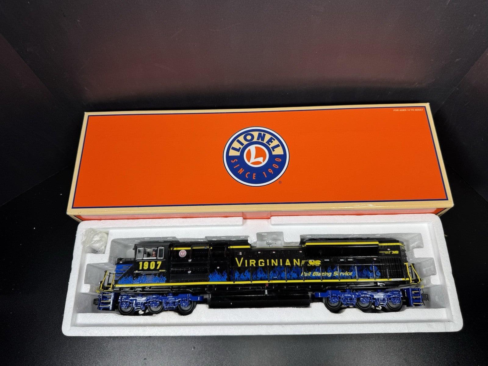Lionel LEGACY 6-28333 NS heritage Virginian SD70ACe diesel engine #1907 LNIB13