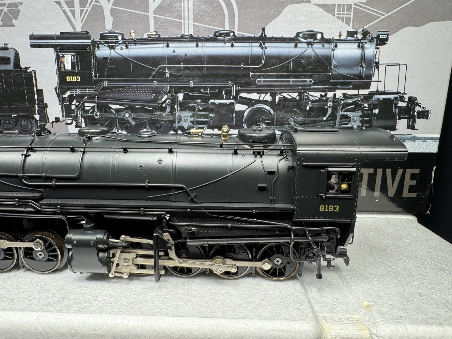 Lionel VISIONLINE 6-11154 Pennsylvania PRR 0-8-8-0 CC2 steam engine #8183 EX9