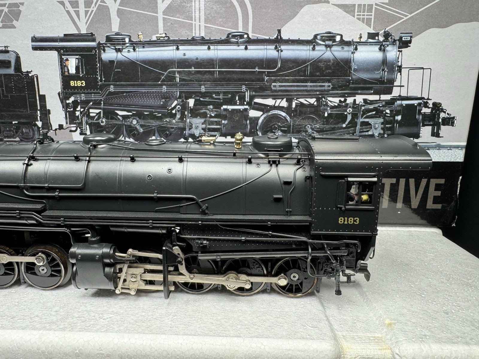 Lionel VISIONLINE 6-11154 Pennsylvania PRR 0-8-8-0 CC2 steam engine #8183 EX9