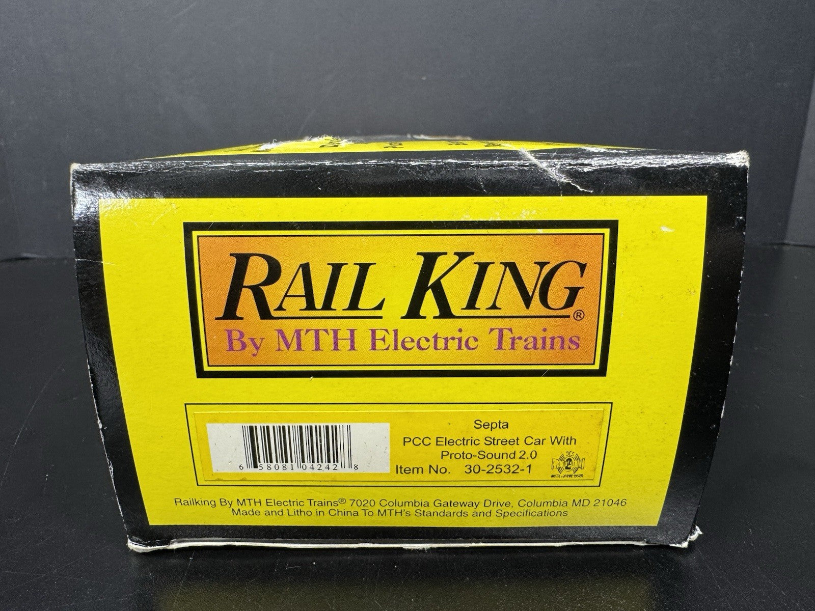 MTH RailKing 30-2532-1 SEPTA PCC electric street car #2103 PS2 BCR EX11