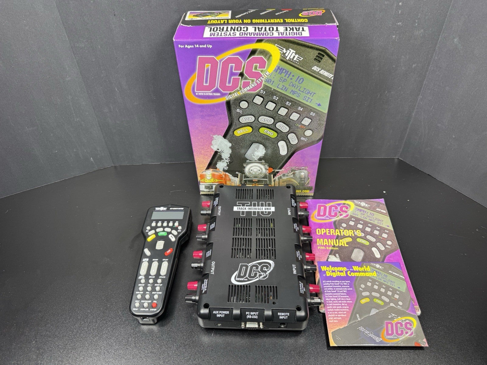 MTH 50-1001 DCS TIU and remote system | Rev L TIU | v6.1 software | LNIB0