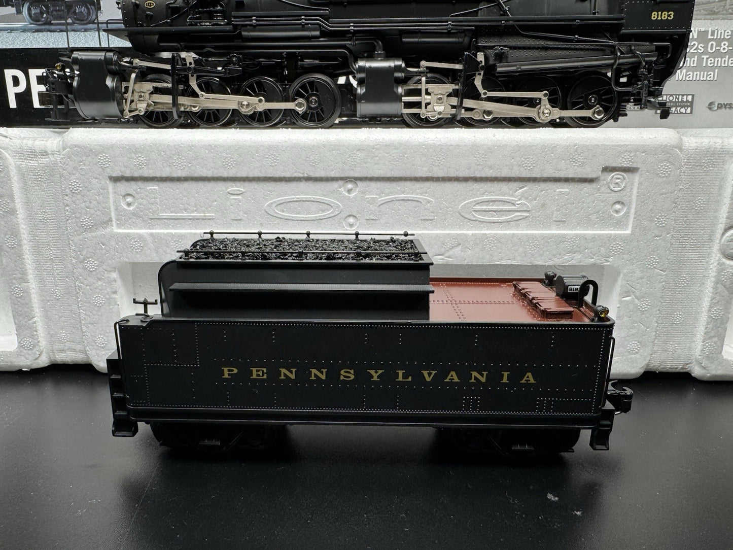 Lionel VISIONLINE 6-11154 Pennsylvania PRR 0-8-8-0 CC2 steam engine #8183 LNIB5