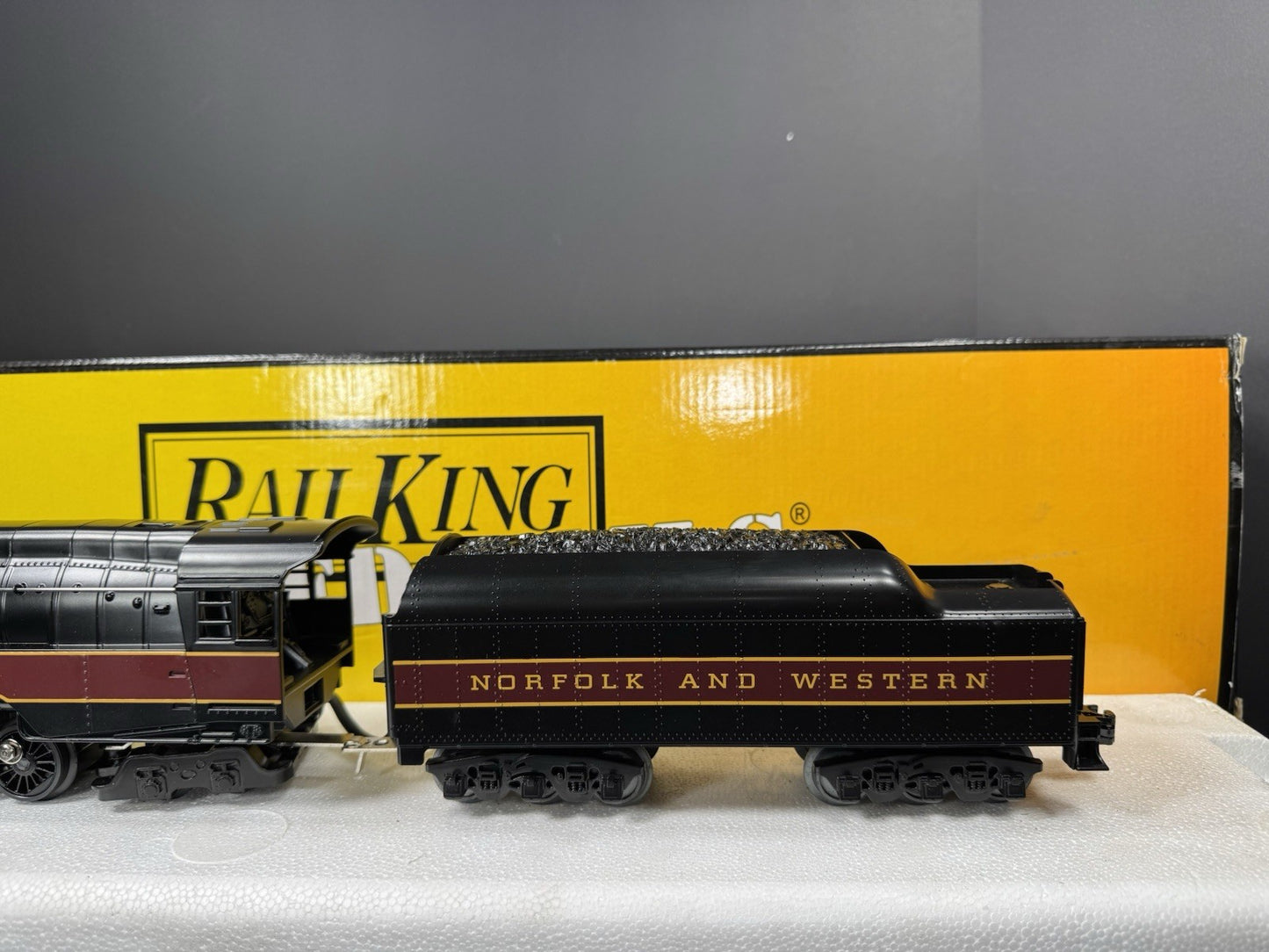 MTH RailKing 30-4184-1E Norfolk & Western J-class steam engine #612 PS2 BCR LNIB3