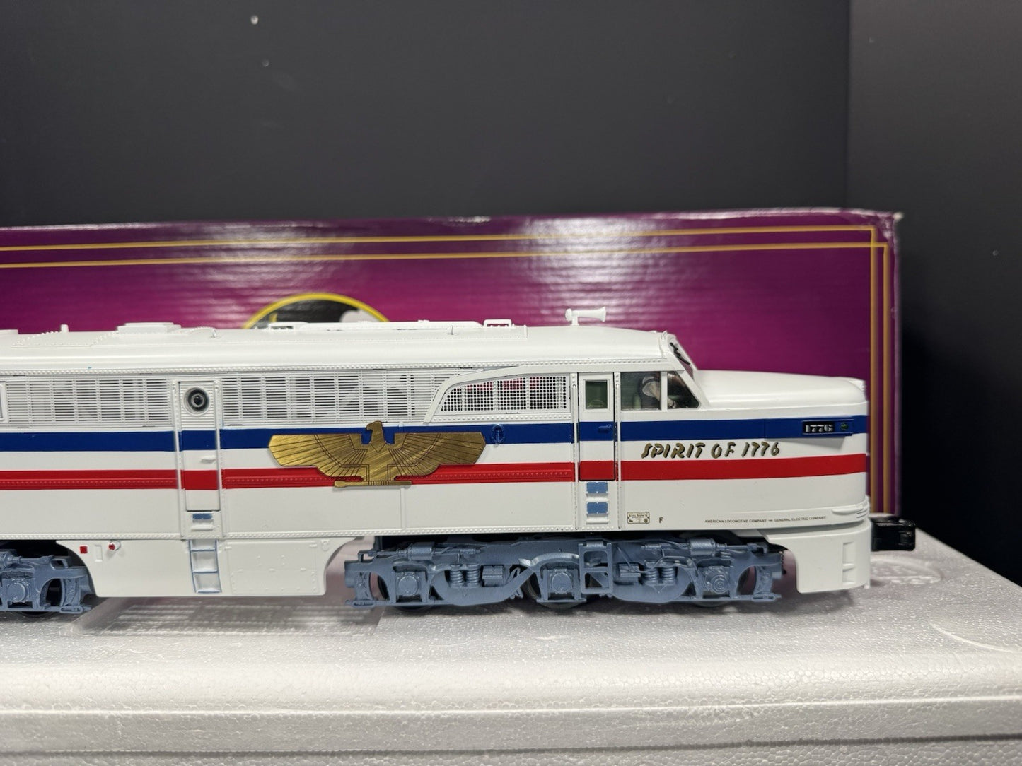 MTH 20-2967-1E American Freedom Alco PA diesel engine #1776 PS2 BCR LNIB8