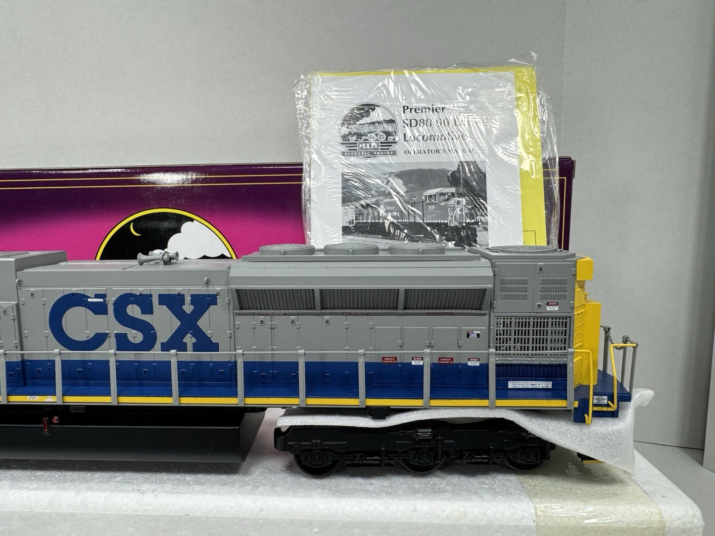 MTH 20-2301-1 CSX SD-80MAC diesel engine #805 PS 2.0 BCR LNIB8