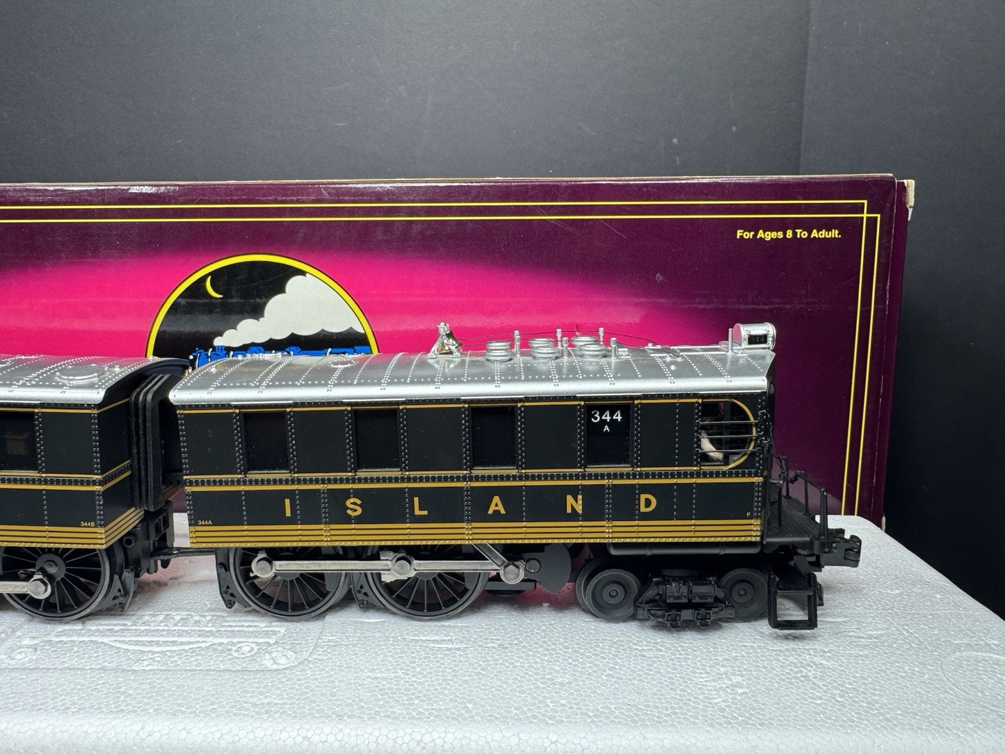 MTH 20-5534-1E Long Island DD-1 electric engine #344A #344B PS2 BCR EX8