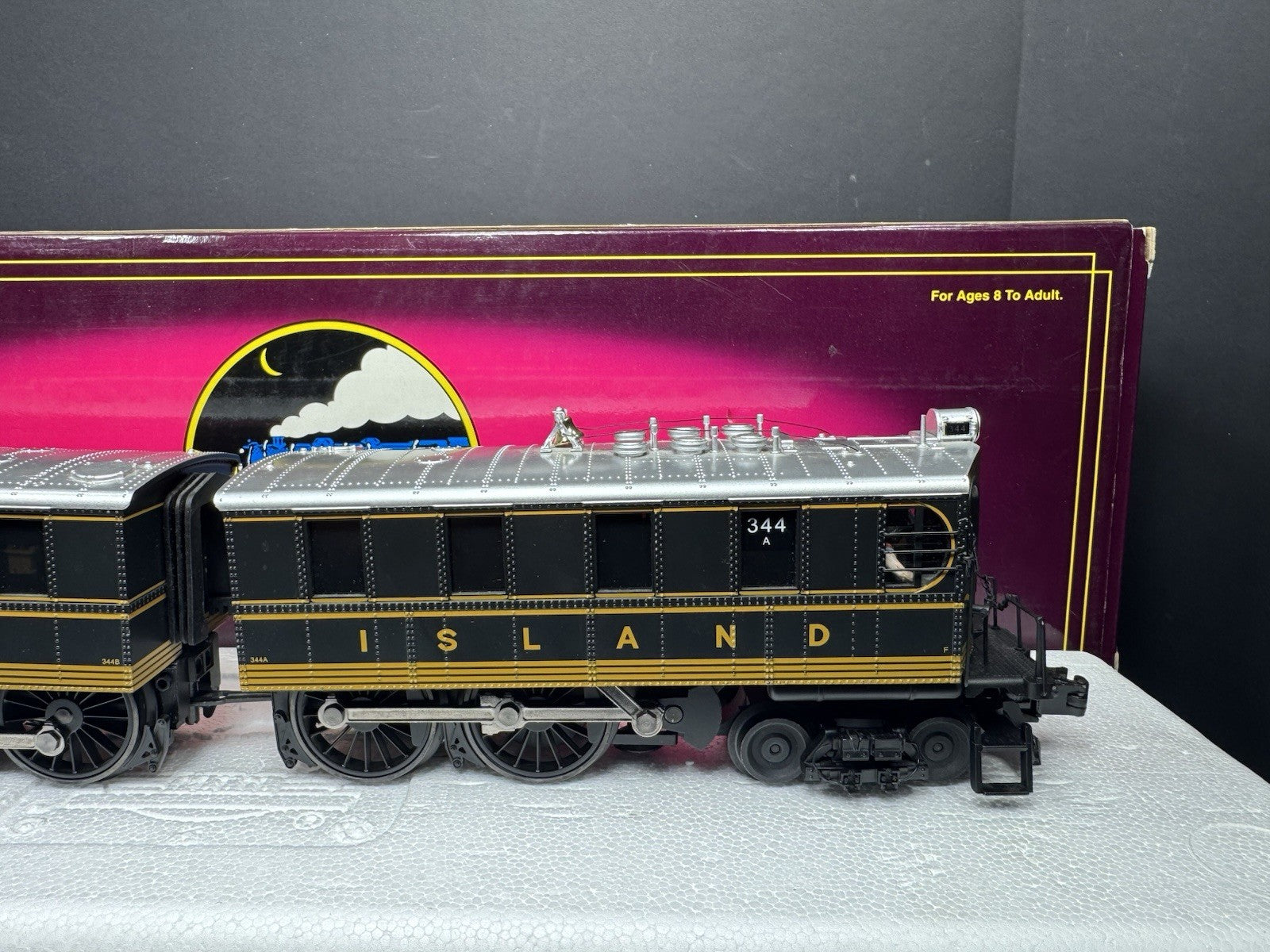MTH 20-5534-1E Long Island DD-1 electric engine #344A #344B PS2 BCR EX8