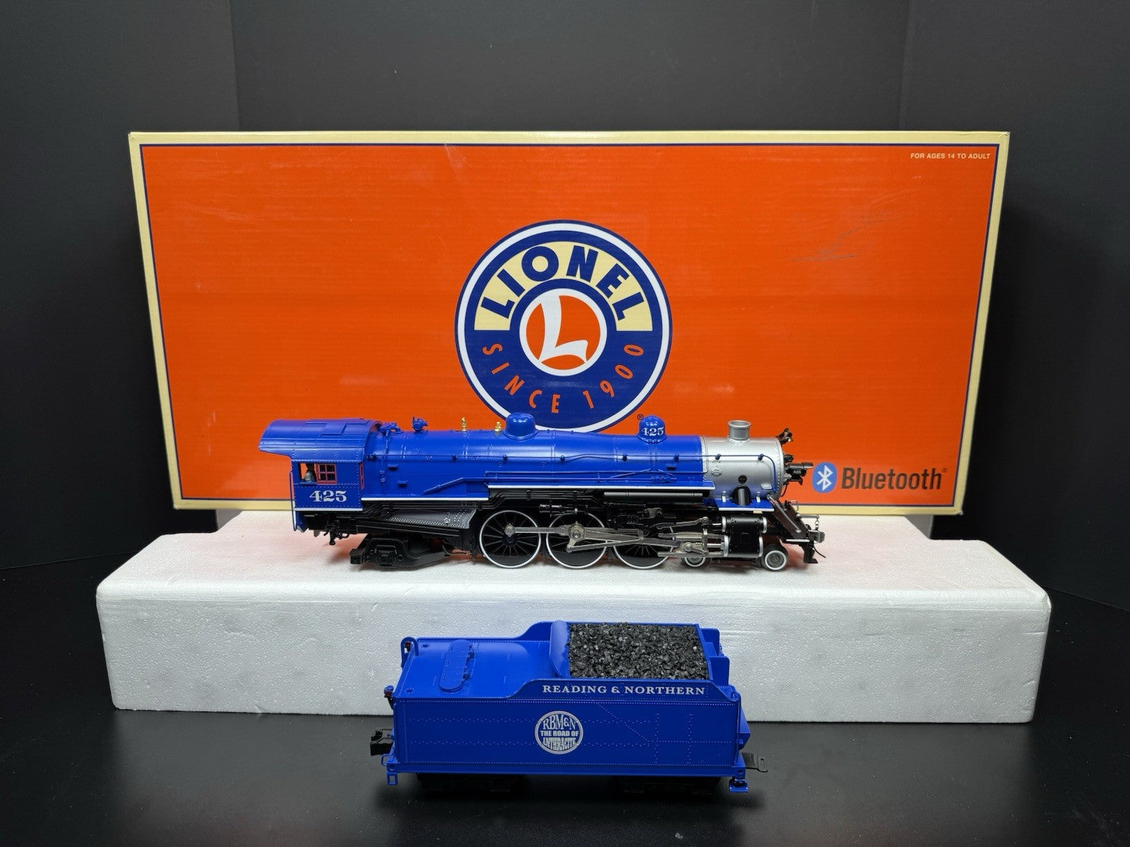 Lionel LEGACY 6-85172 Reading & Northern USRA Pacific steam engine #425 LNIB6