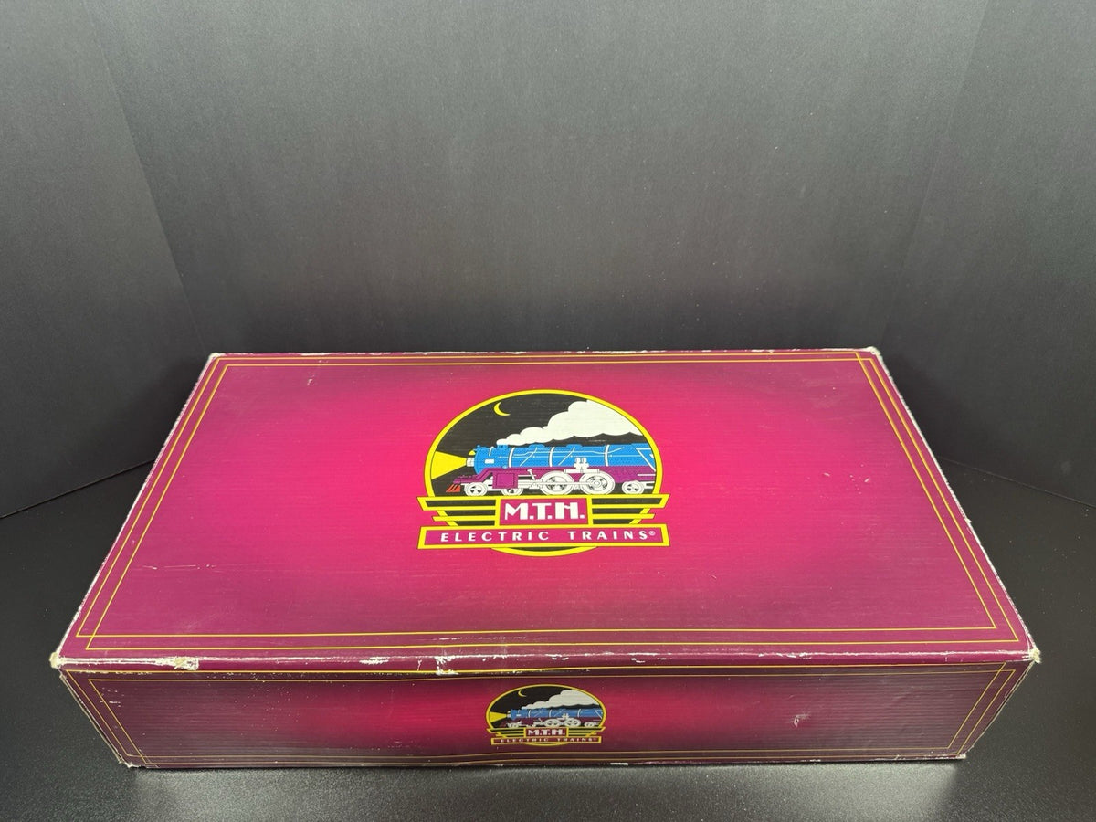 MTH 20-64117 Santa Fe plated 70' streamlined baggage coach 2-car set EX6