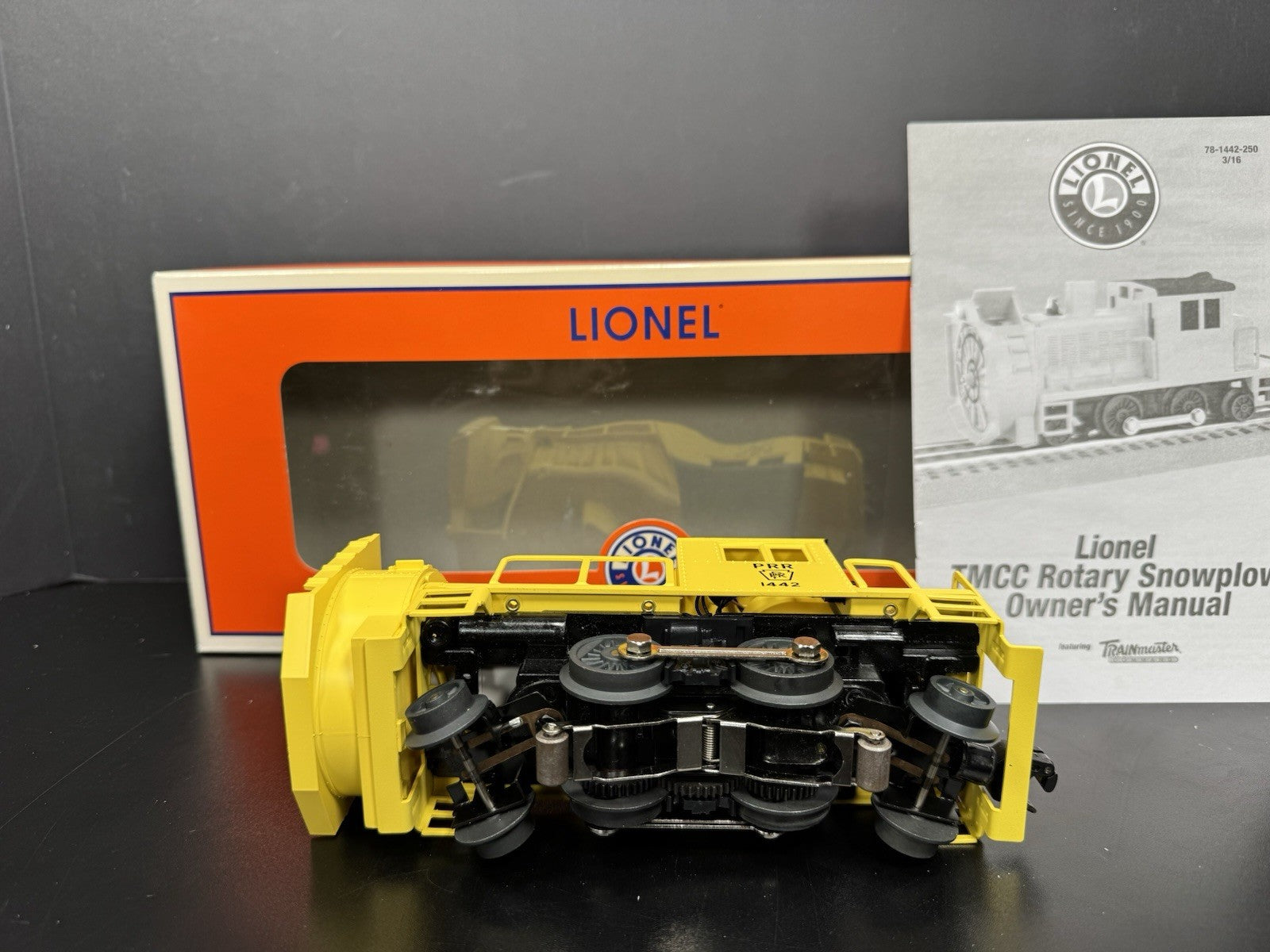 Lionel 6-81442 Pennsylvania PRR command control rotary snow plow #1442 NIB4
