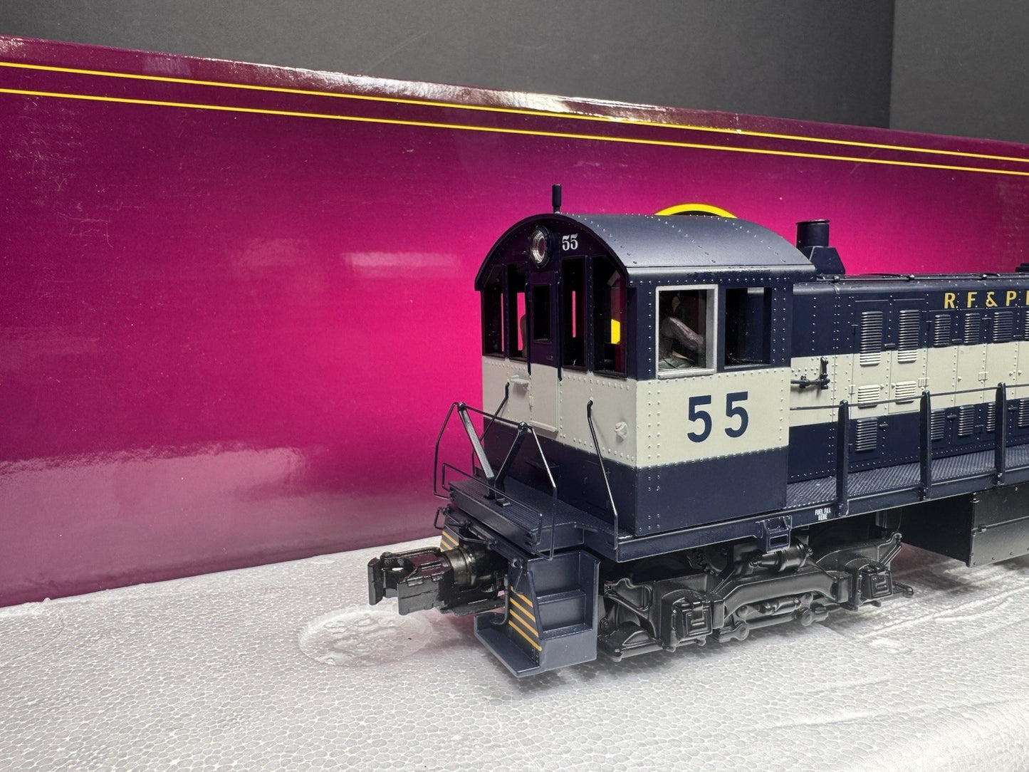 MTH 20-21181-1 Richmond RF&P Alco S-2 diesel switcher engine #55 PS3 LNIB5
