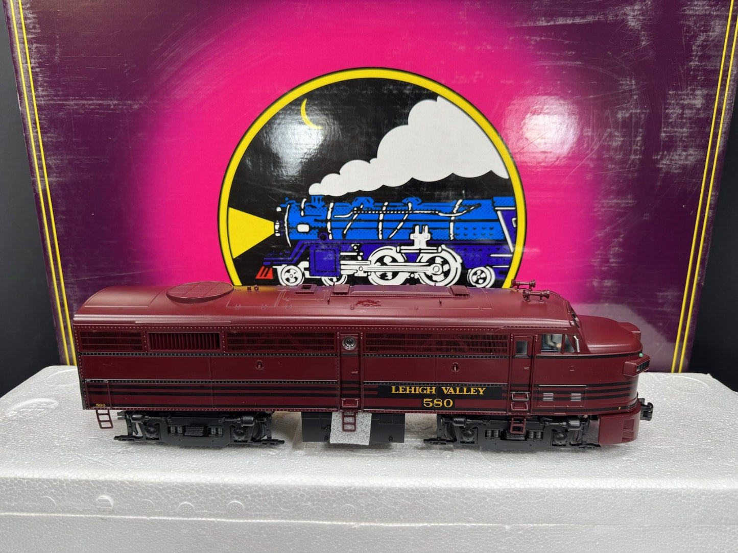 MTH 20-2241-1 Lehigh Valley LV FA-2 diesel engine ABA set PS 2.0 BCR NIB8