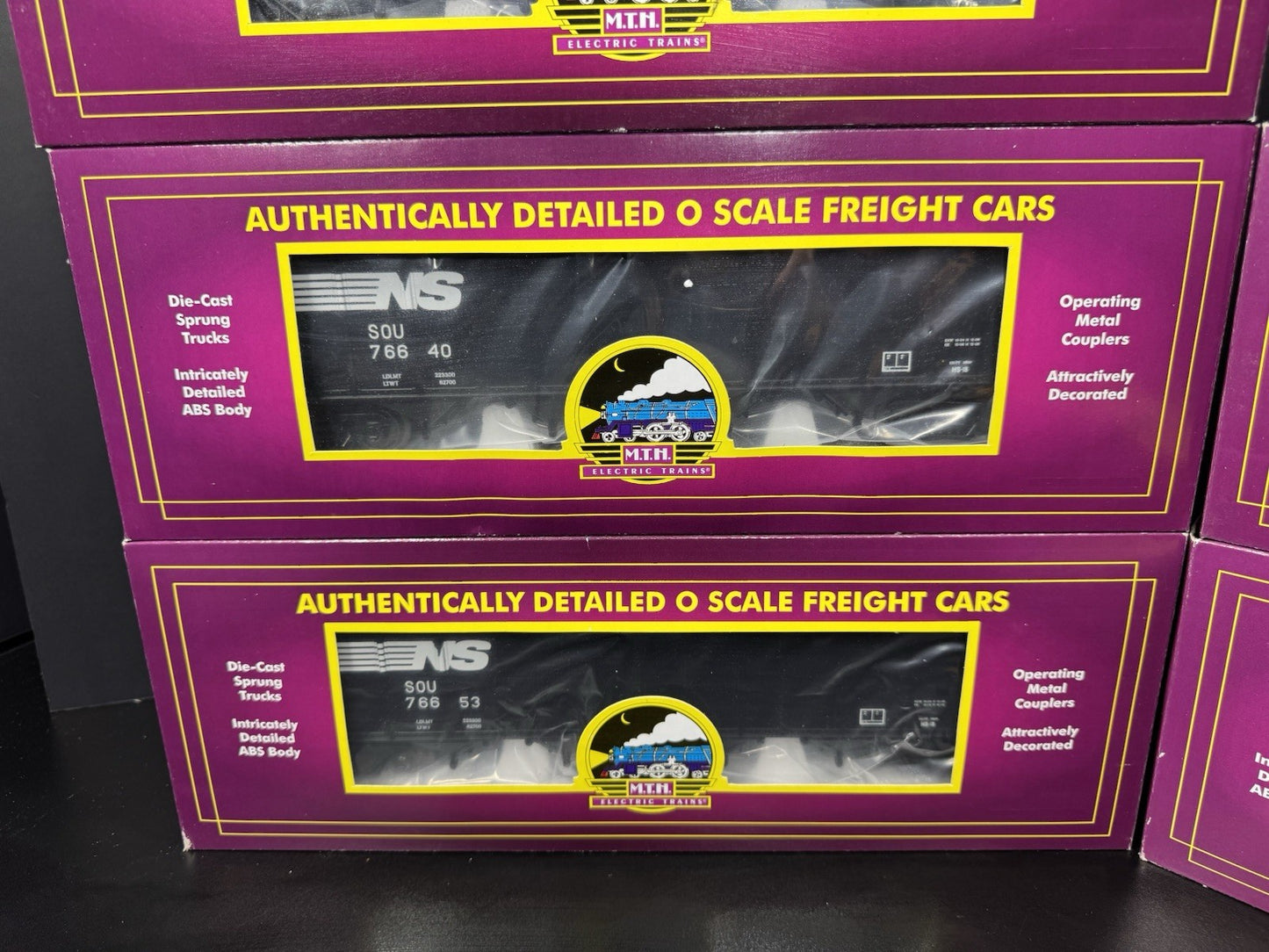 MTH 20-90579 Norfolk Southern NS 4-bay hopper 6-car set LNIB11