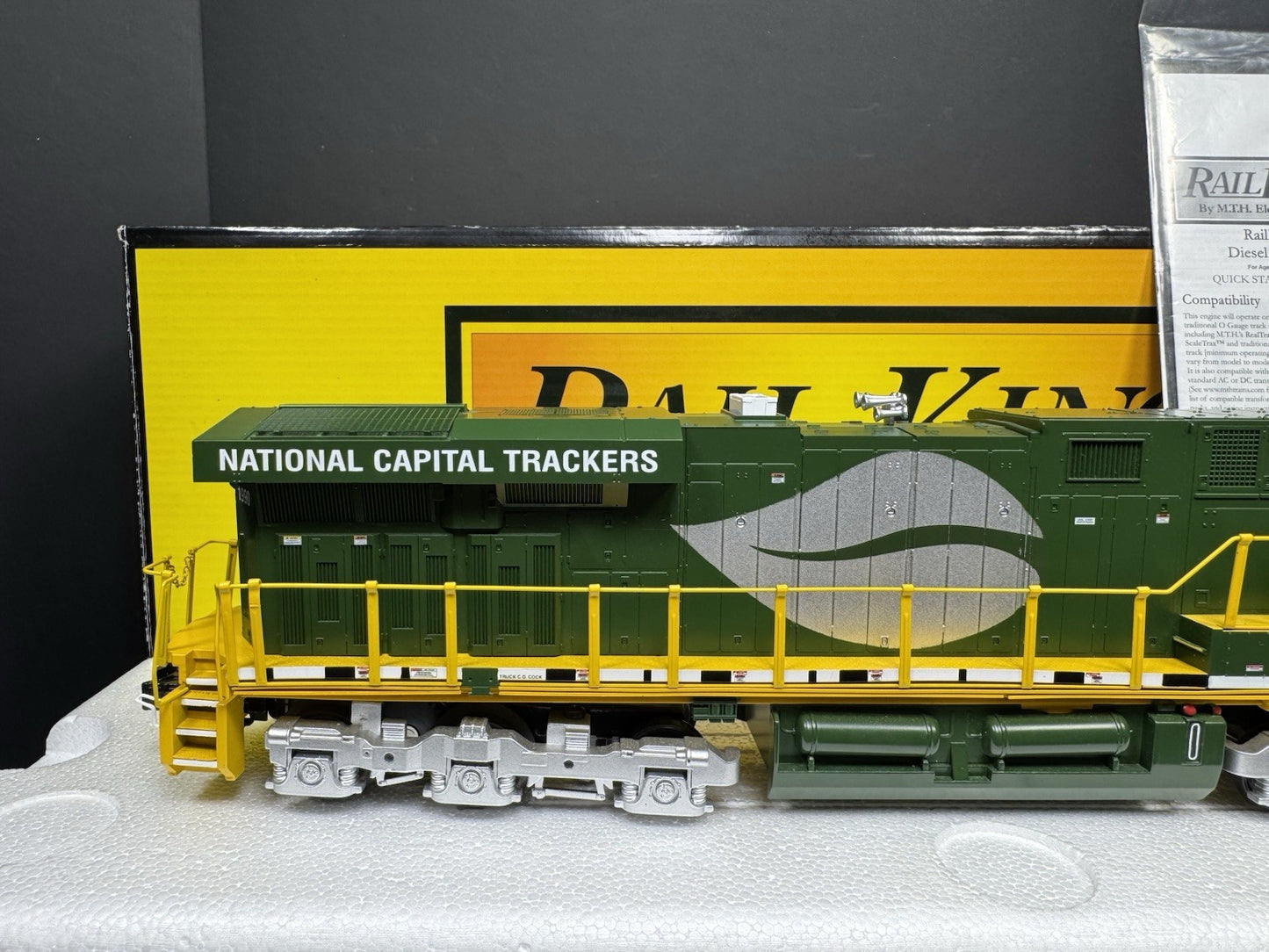 MTH RailKing 30-20480-1 National Capital Trackers ES44AC diesel engine PS3 NIB7