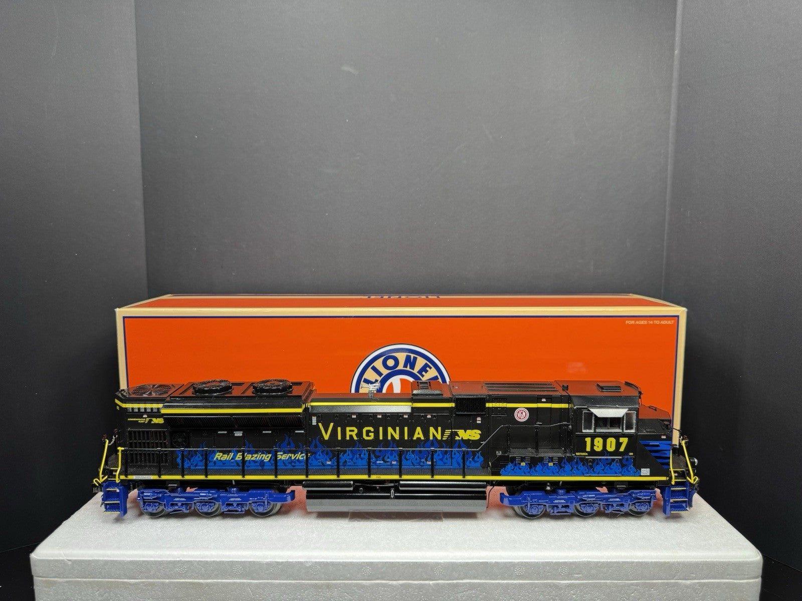 Lionel LEGACY 6-28333 NS heritage Virginian SD70ACe diesel engine #1907 LNIB5