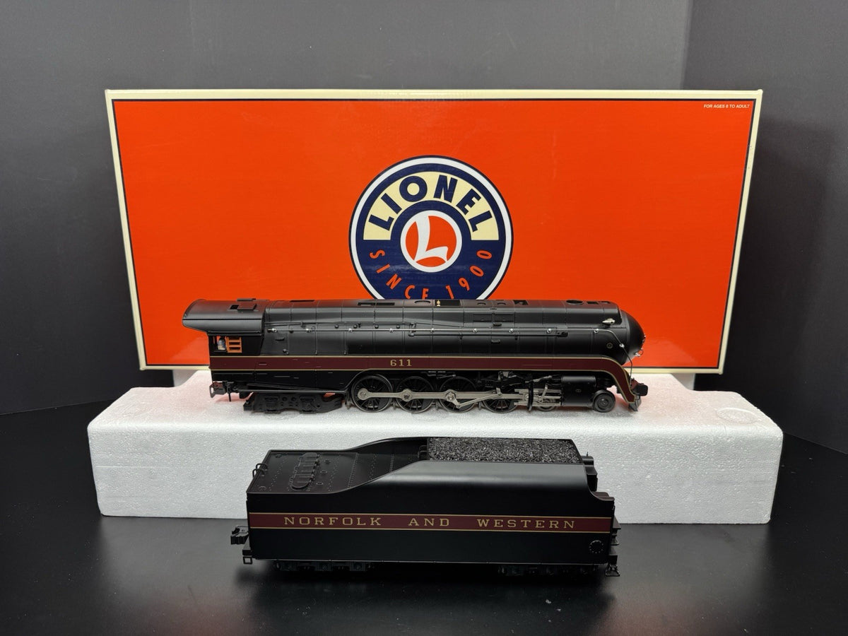 Lionel 6-38095 TMCC Norfolk & Western N&W J-Class steam engine #611 LNIB6