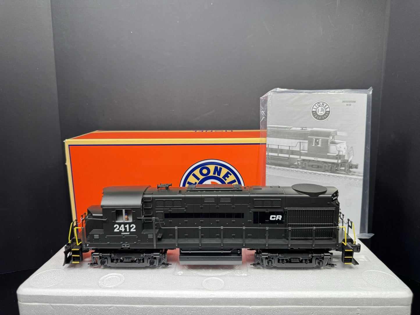 Lionel LEGACY 2233341 Conrail CR RS-27 diesel engine #2412 LNIB0