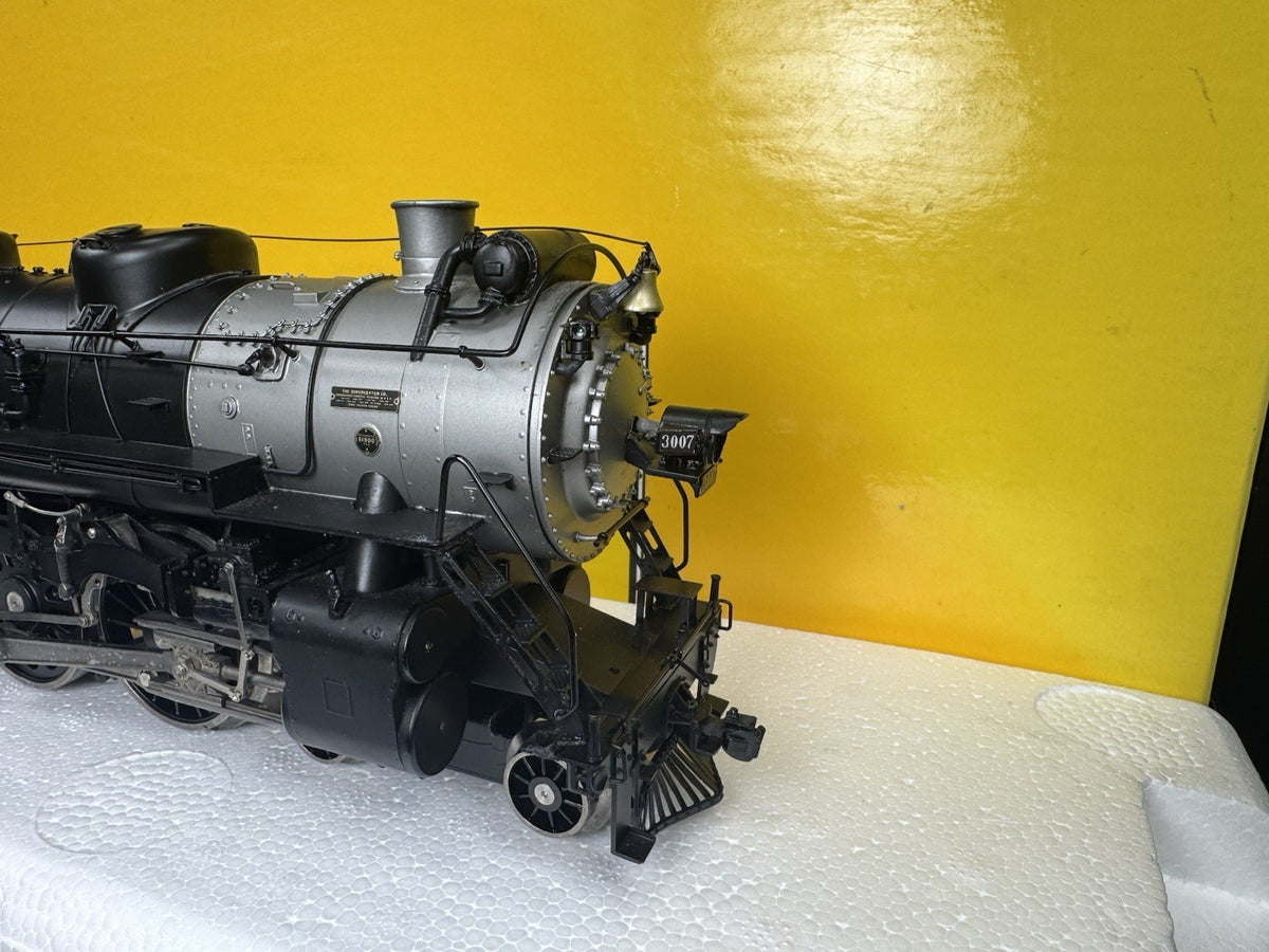 Sunset 3rd Rail 3-rail brass TMCC CB&Q S-4 Hudson steam engine #3007 LNIB7