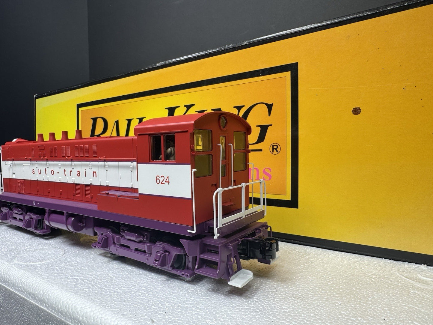 MTH RailKing 30-2930-1 Auto Train VO-1000 diesel engine #625 PS2 BCR LNIB3