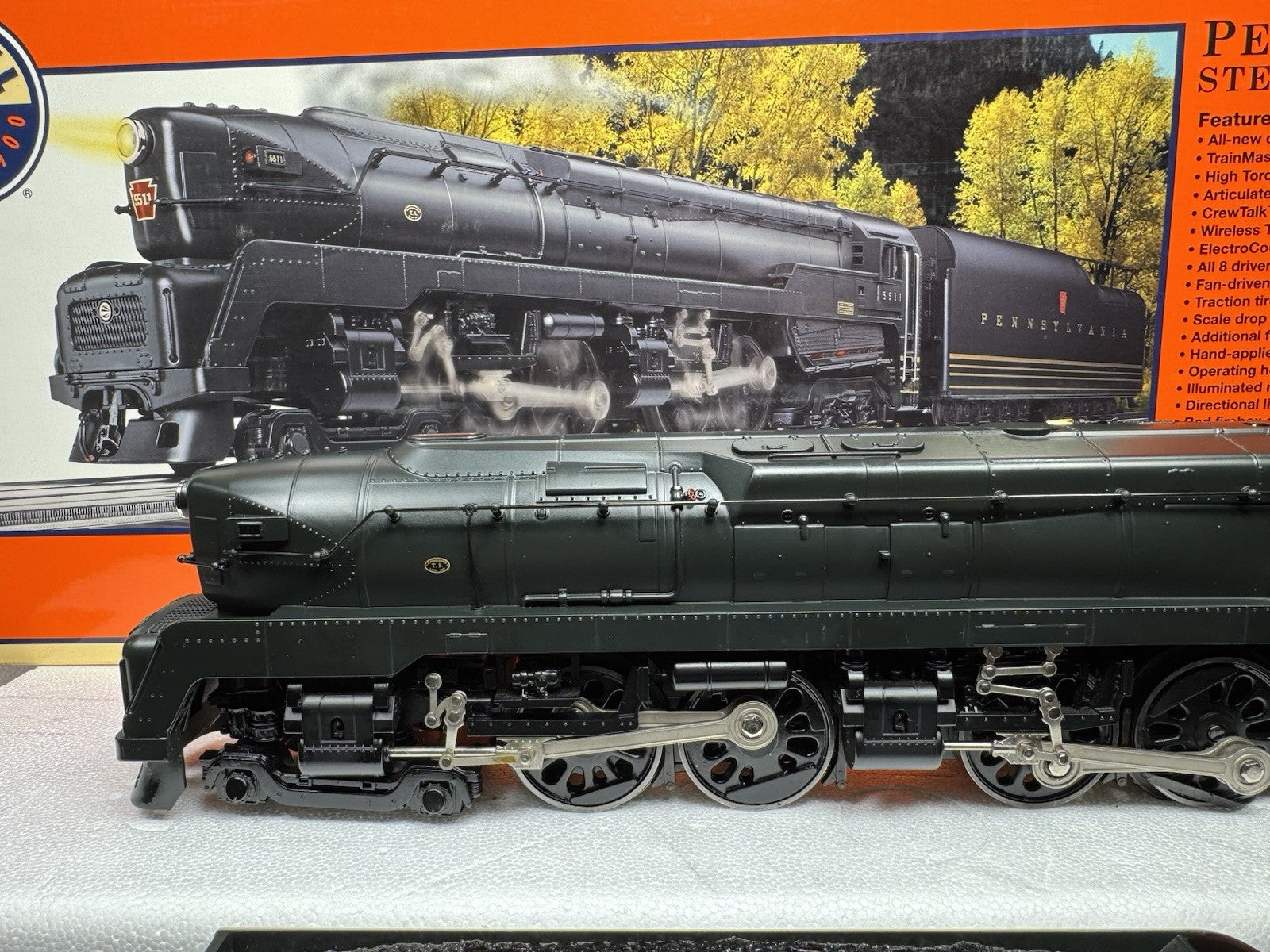 Lionel 6-28063 TMCC Pennsylvania PRR T1 4-4-4-4 Duplex steam engine #5511 LNIB2