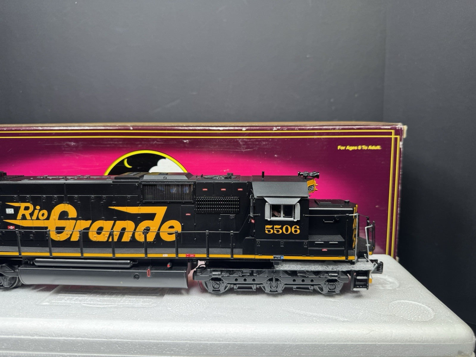 MTH 20-2579-1 Denver & Rio Grande SD50 diesel engine #5506 PS2 BCR LNIB8