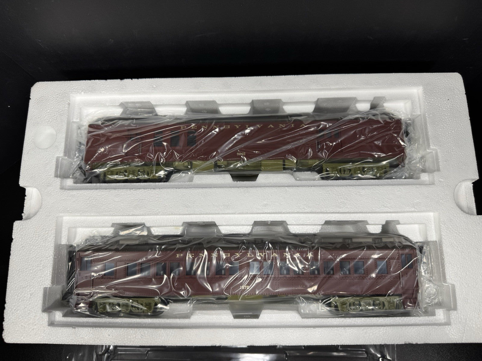 MTH RailKing 30-69064 Pennsylvania PRR 60' Madison passenger 4-car set NIB1