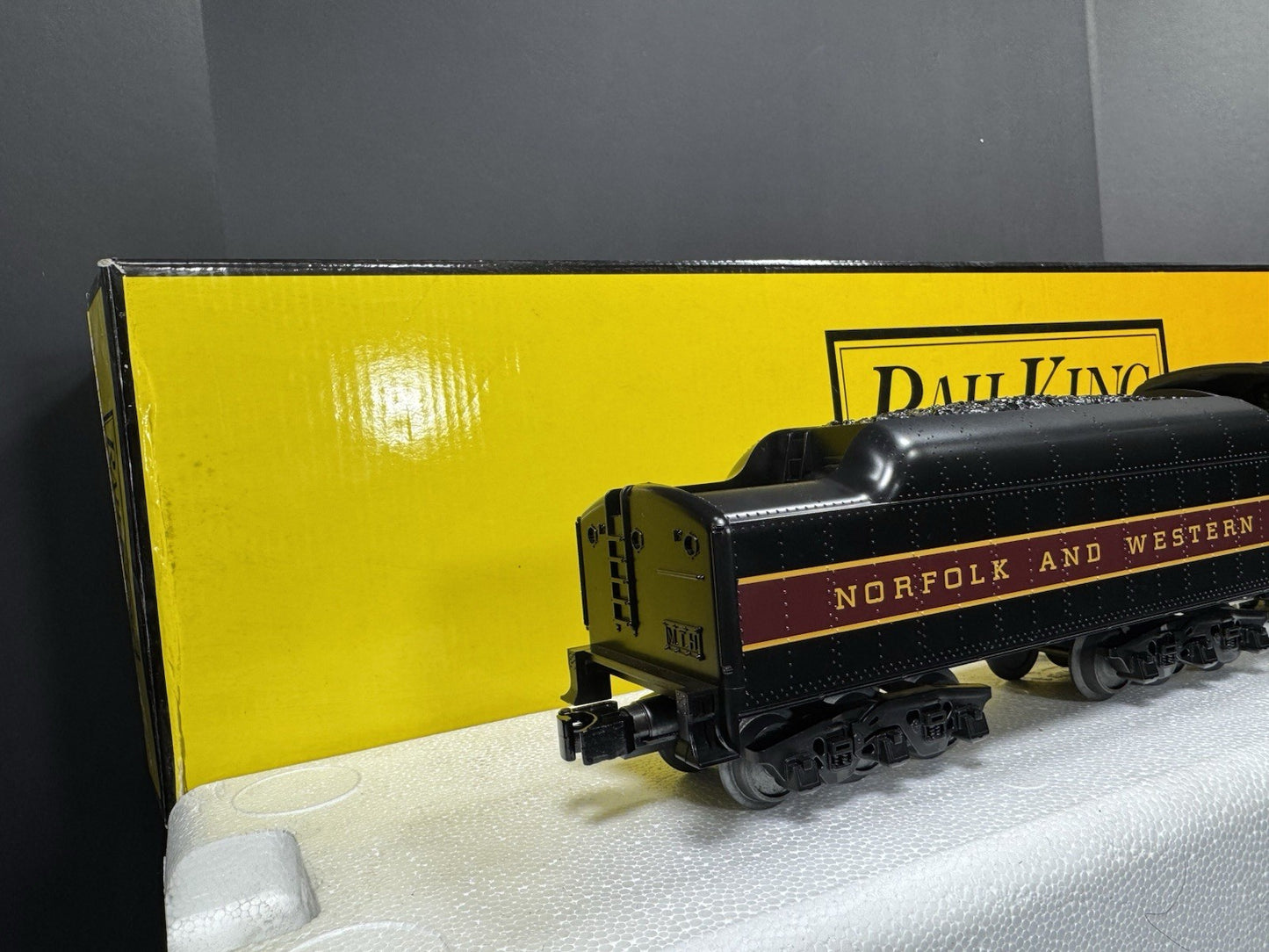 MTH RailKing 30-4184-1E Norfolk & Western J-class steam engine #612 PS2 BCR LNIB9