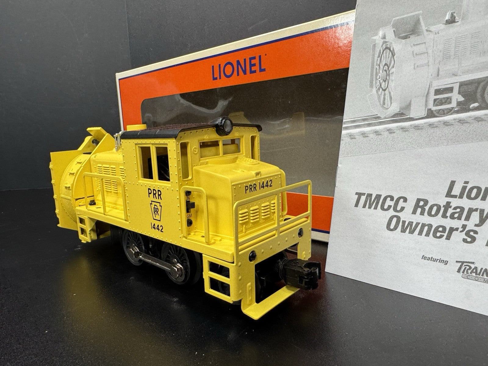 Lionel 6-81442 Pennsylvania PRR command control rotary snow plow #1442 NIB3