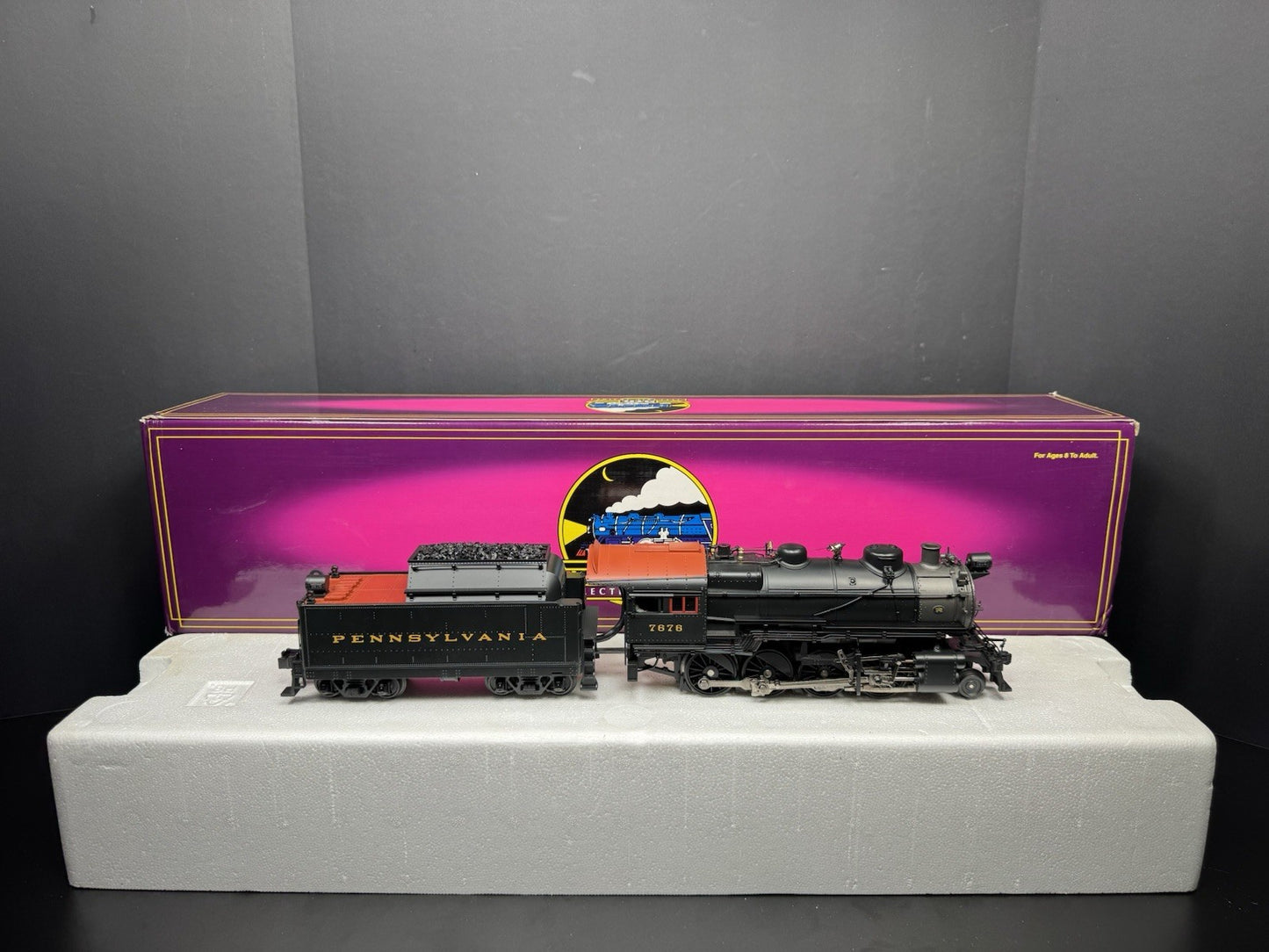 MTH 20-3055-1 Pennsylvania PRR H10s Consolidation steam engine #7676 PS2 LNIB5