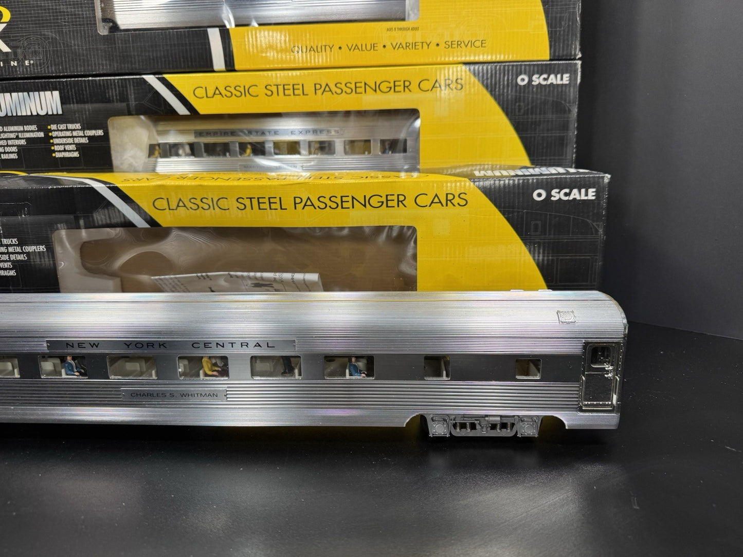 K-Line K-4670M New York Central NYC 21" aluminum passenger 4-car set LNIB9