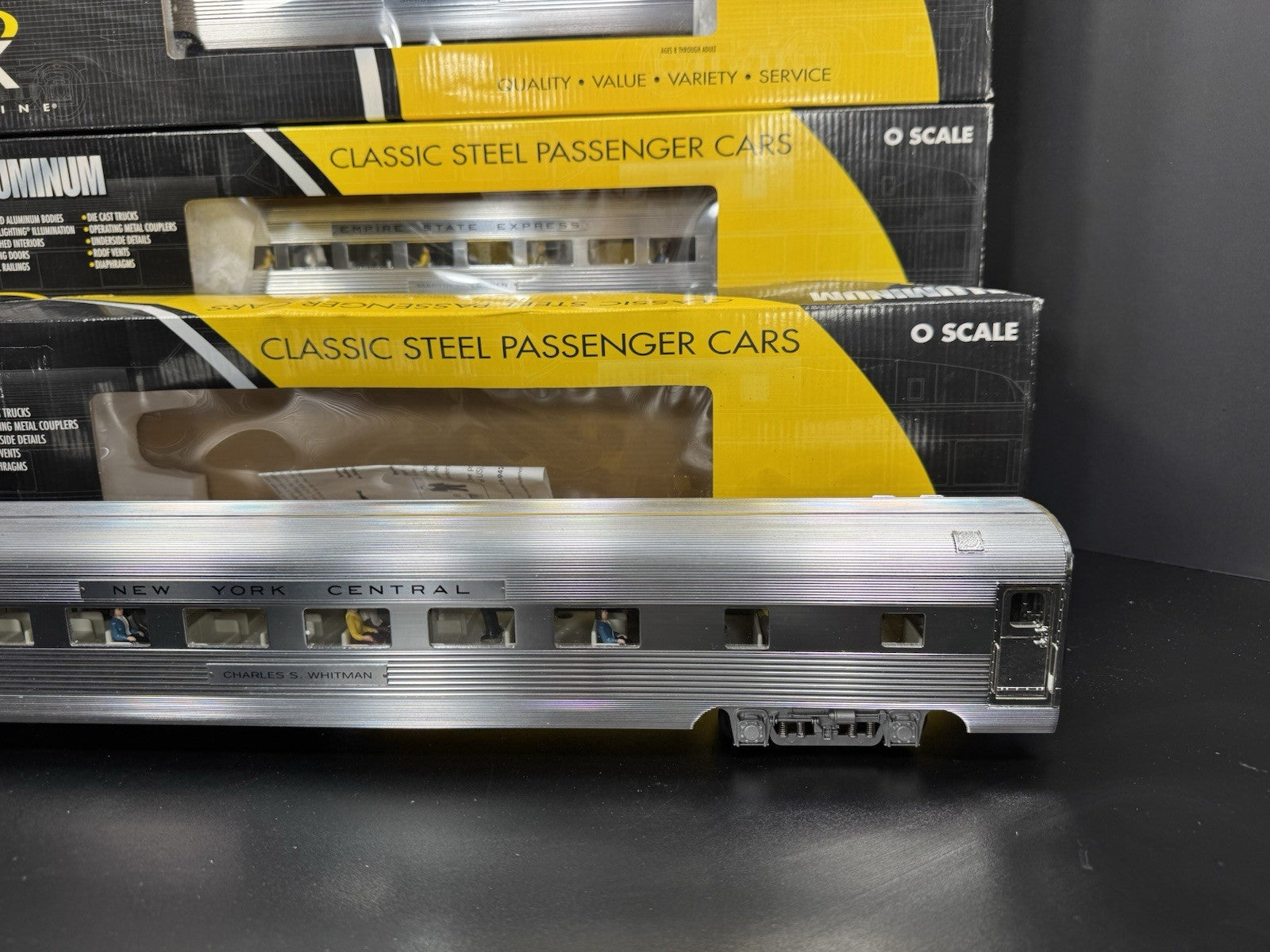 K-Line K-4670M New York Central NYC 21" aluminum passenger 4-car set LNIB9