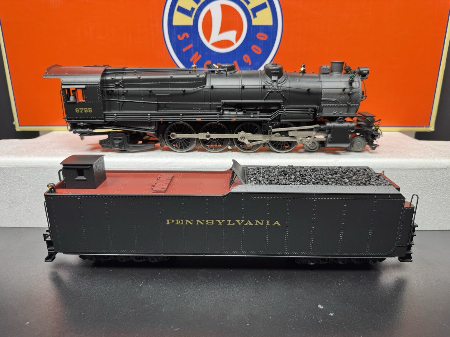 Lionel LEGACY 6-81244 Pennsylvania PRR 4-8-2 M1a steam engine #6755 LNIB11