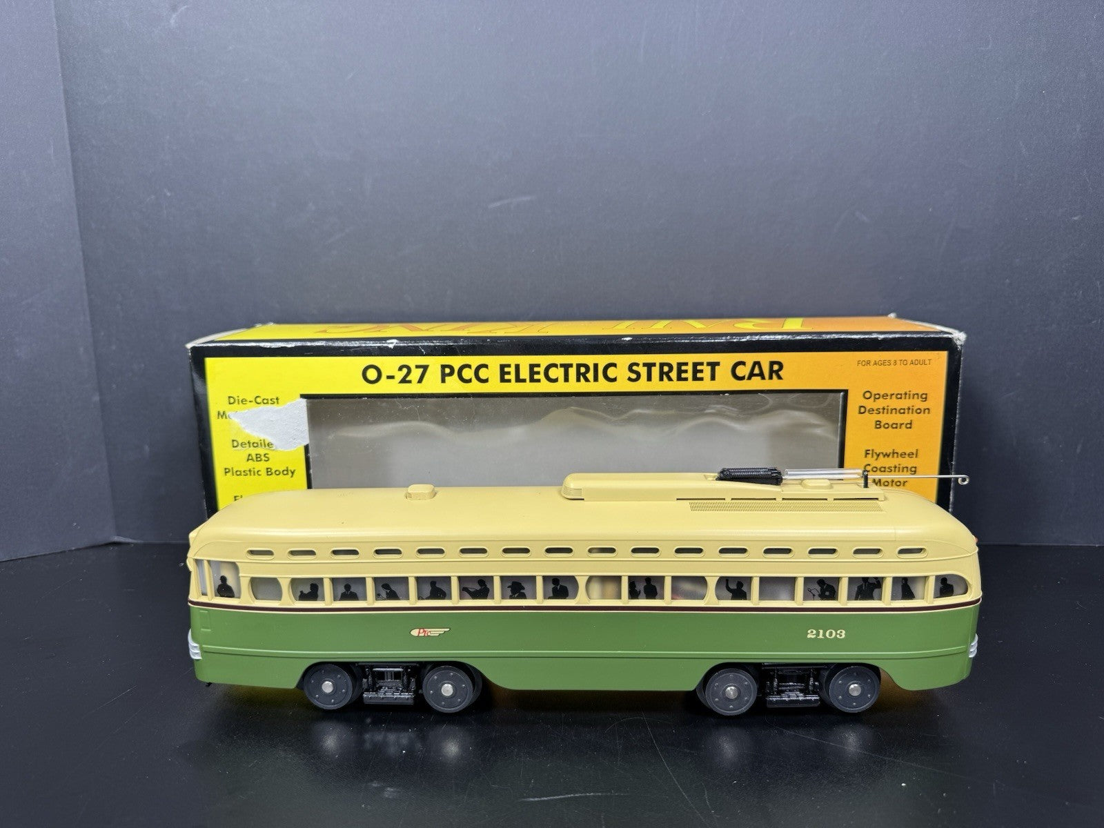 MTH RailKing 30-2532-1 SEPTA PCC electric street car #2103 PS2 BCR EX0