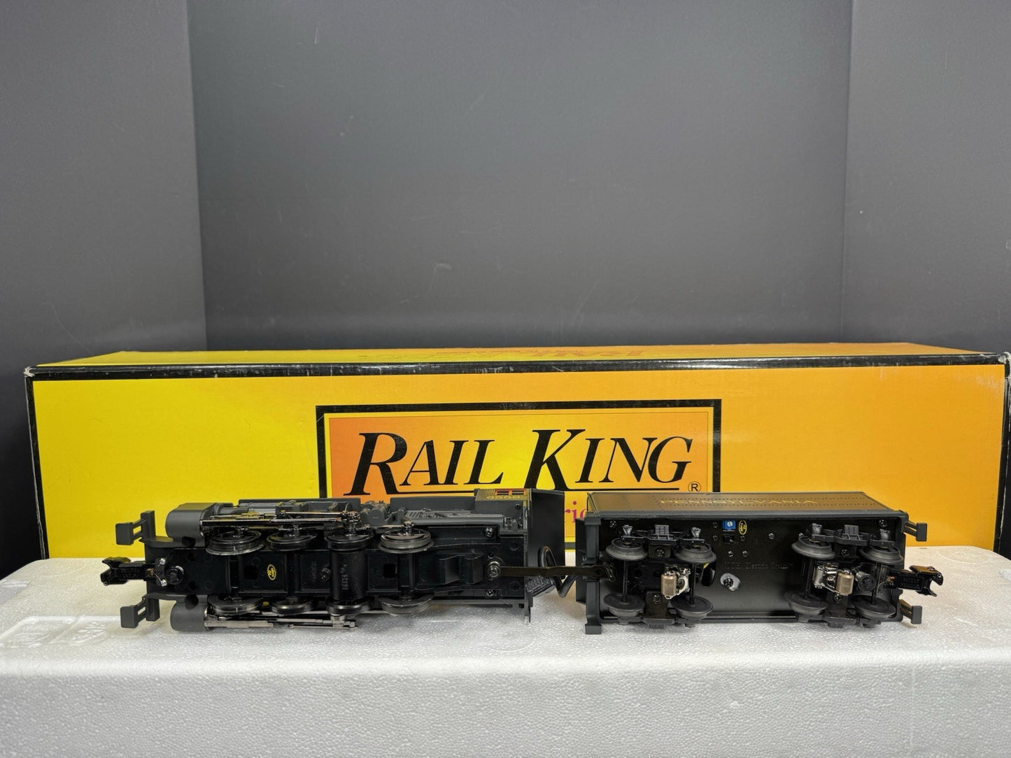 MTH RailKing 30-1313-1 Pennsylvania PRR 0-8-0 steam engine #6556 PS2 LNIB10