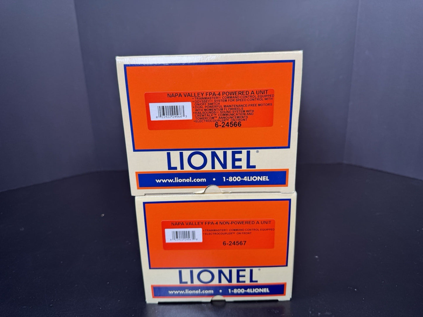Lionel 6-31737 TMCC Napa Valley Wine Train Alco passenger set LNIB VHTF12