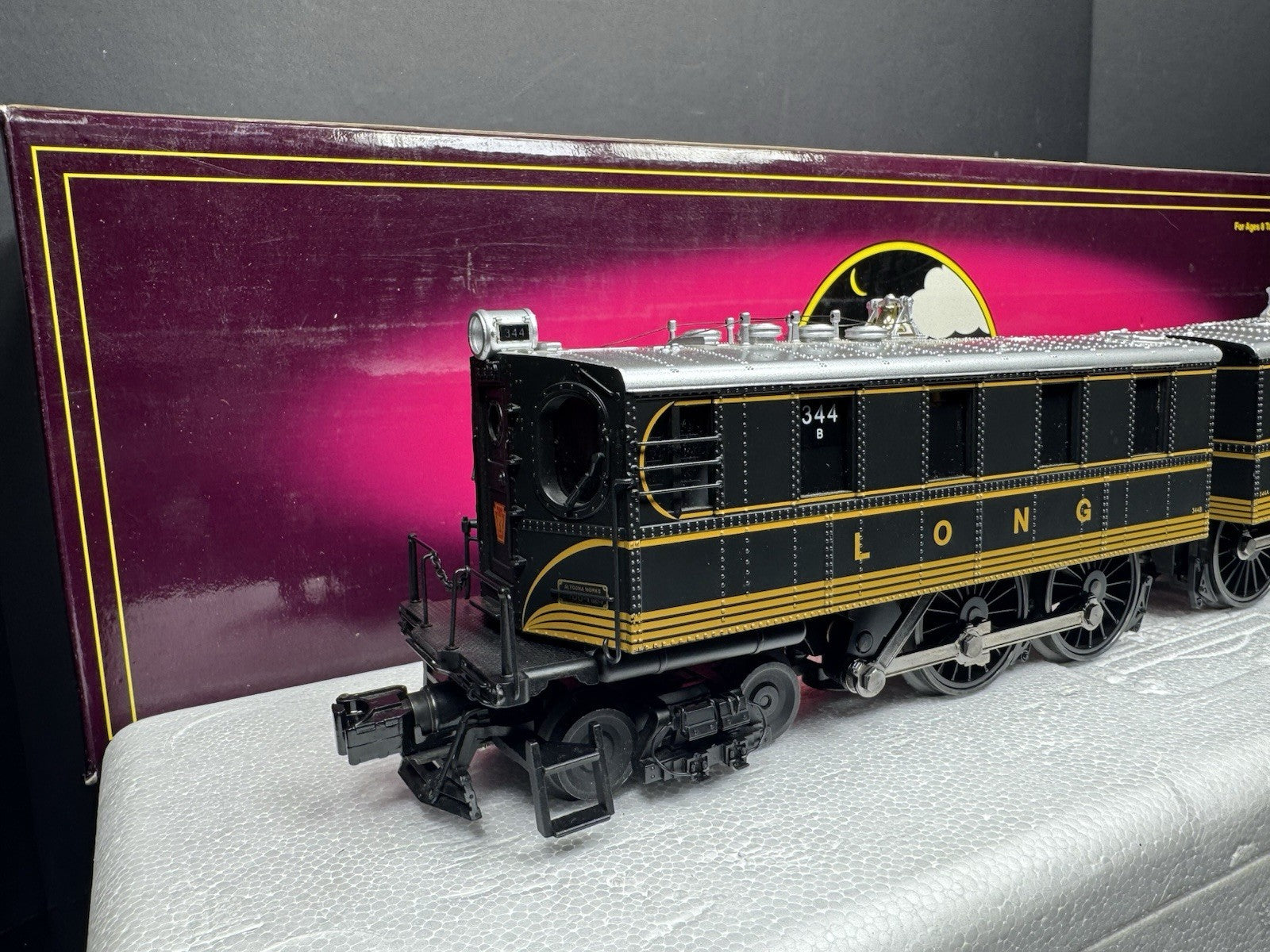 MTH 20-5534-1E Long Island DD-1 electric engine #344A #344B PS2 BCR EX6