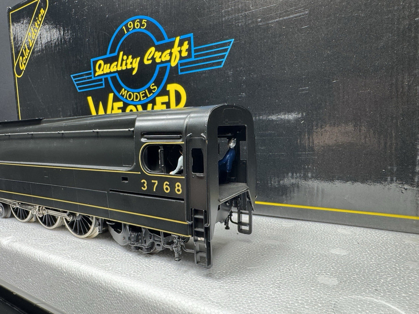 Weaver 3-rail brass Pennsylvania PRR Torpedo 4-6-2 Pacific steam engine #3768 EX3