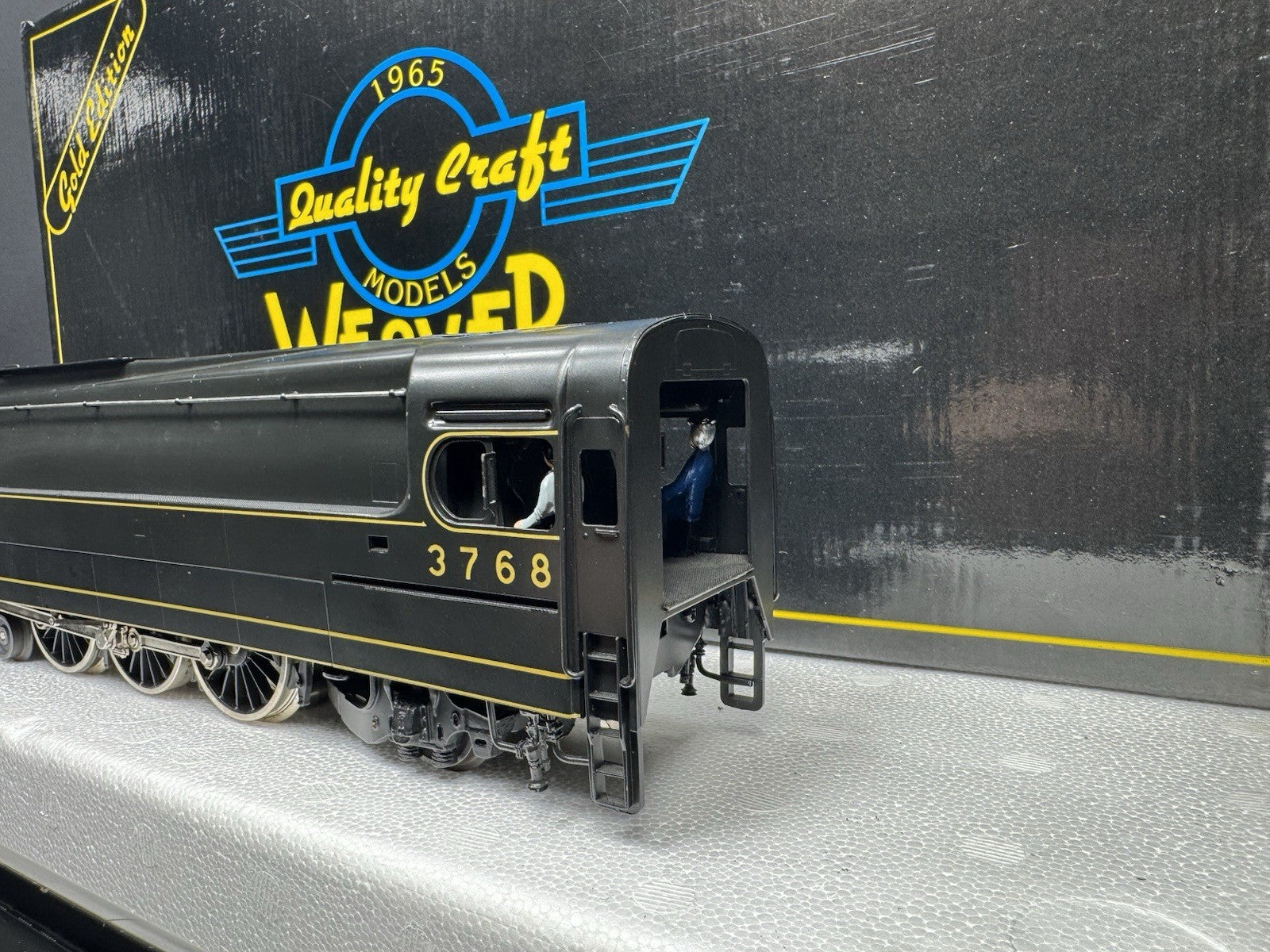 Weaver 3-rail brass Pennsylvania PRR Torpedo 4-6-2 Pacific steam engine #3768 EX3
