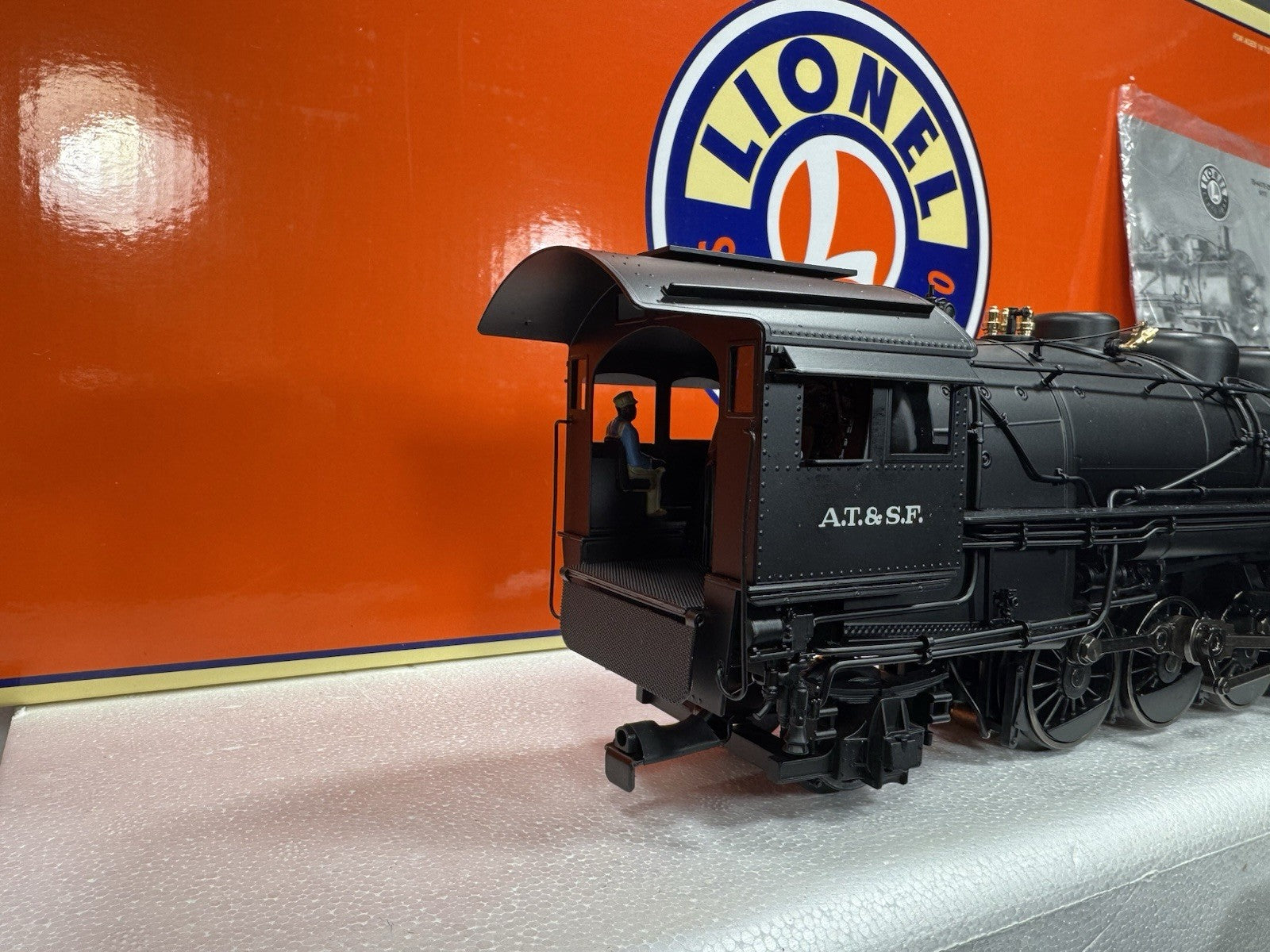 Lionel LEGACY 6-84472 brass hybrid Santa Fe Mikado steam engine #3222 LNIB6