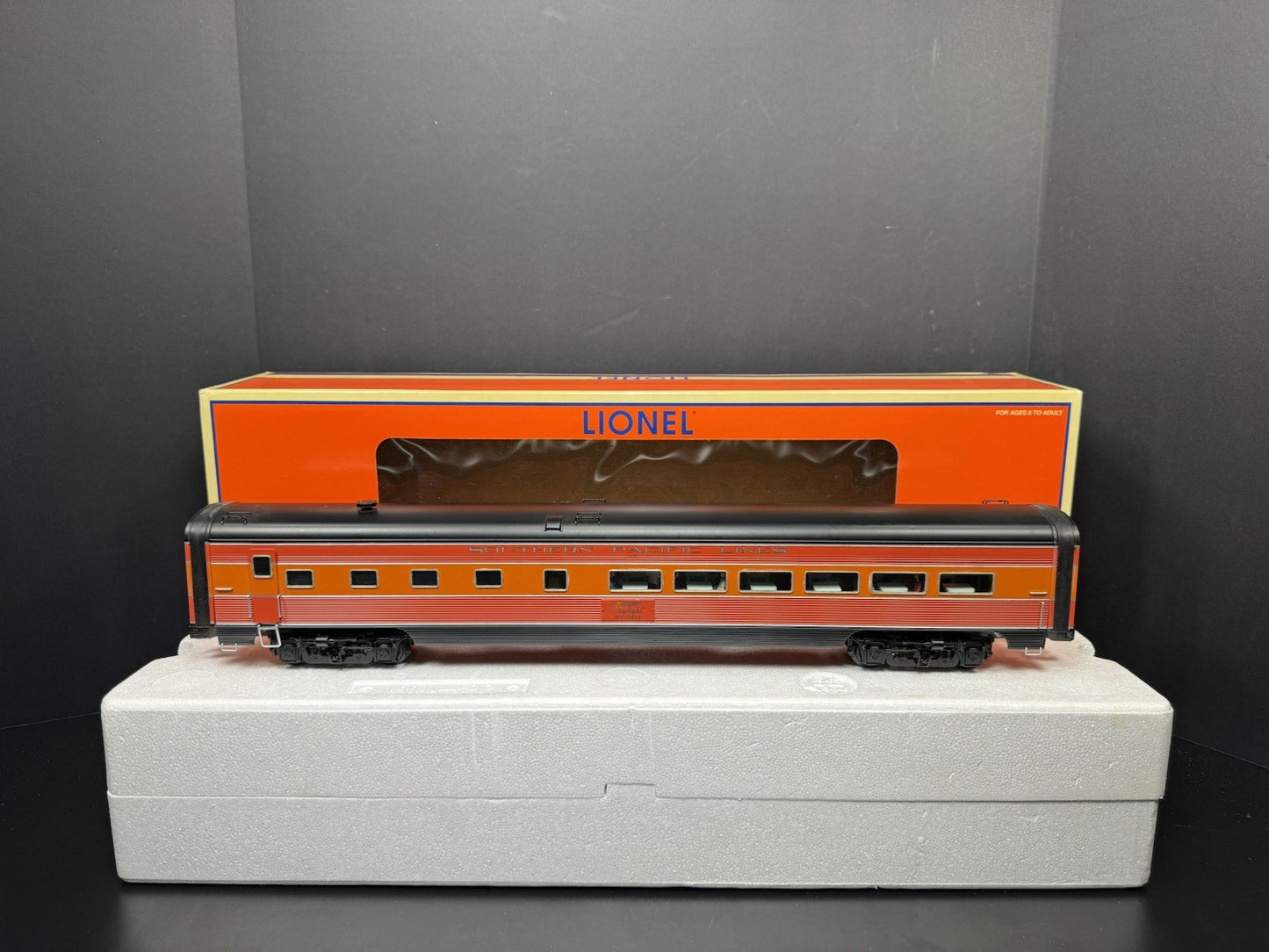 Lionel 6-25419 Southern Pacific 18" aluminum StationSounds diner car #10200 LNIB5