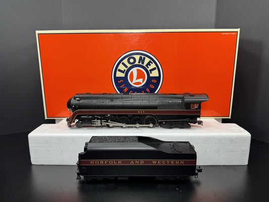Lionel 6-38095 TMCC Norfolk & Western N&W J-Class steam engine #611 LNIB0