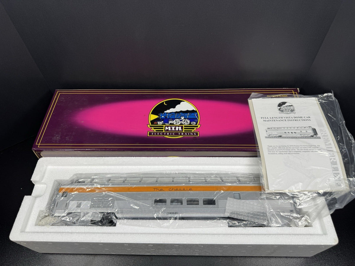 MTH 20-6749 Chessie 70' full-length vista dome passenger car #1852 LNIB11