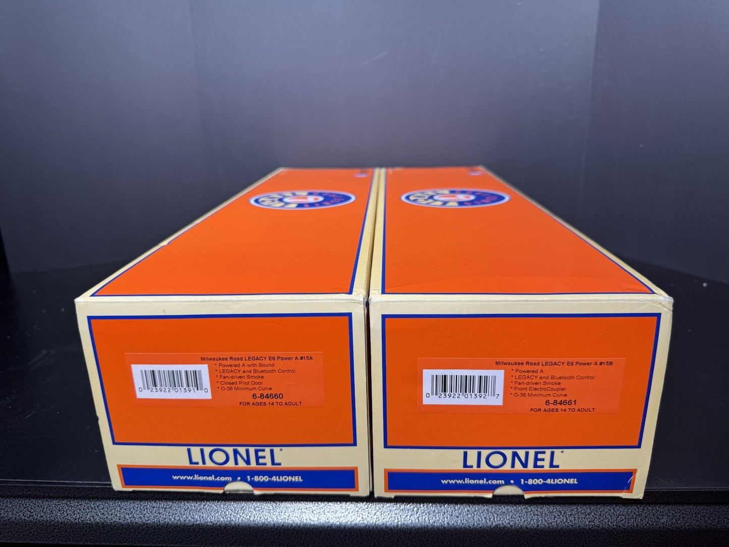 Lionel LEGACY 6-84659 Milwaukee Road E6 diesel engine AA set #15A #15B LNIB10