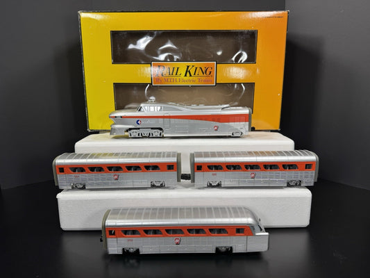 MTH RailKing 30-2674-1 PRR Aerotrain diesel passenger set PS2 BCR LNIB0
