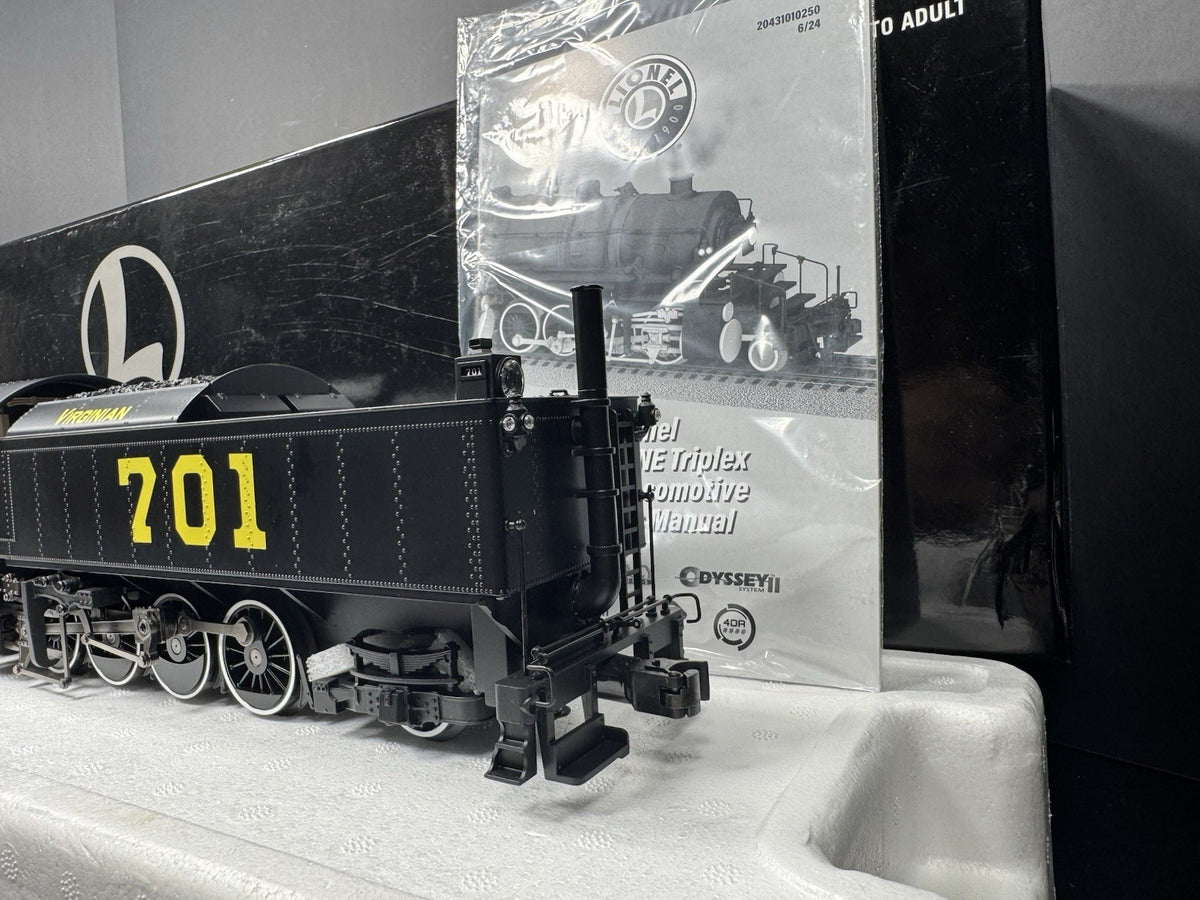 Lionel VISIONLINE 2431070 Virginian Triplex steam engine #701 LNIB5