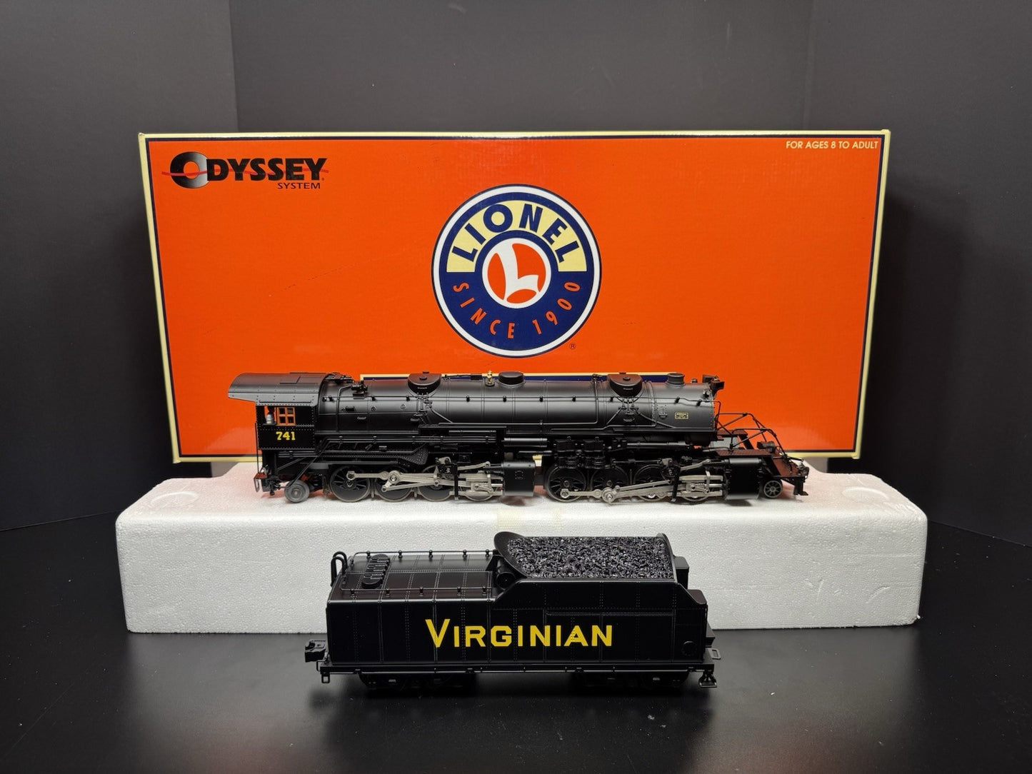 Lionel 6-38032 TMCC Virginian USRA 2-8-8-2 steam engine #741 LNIB6