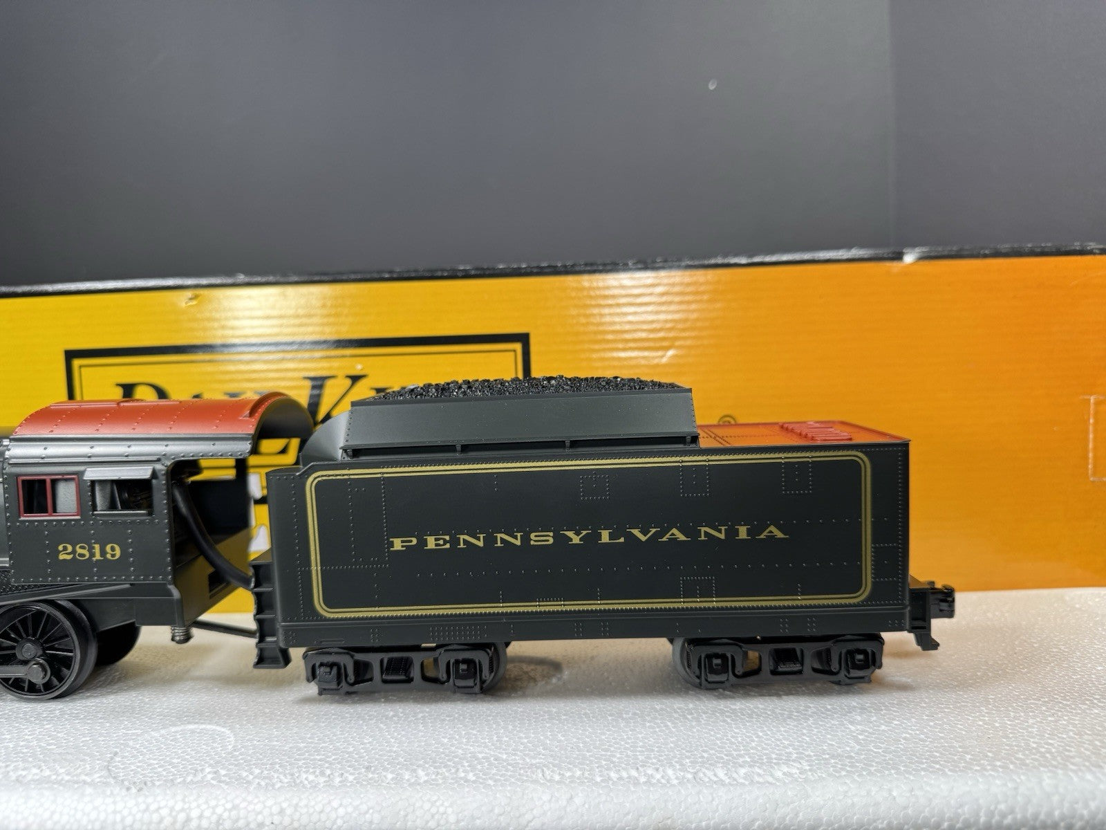 MTH RailKing 30-4136-1E Pennsylvania PRR 2-8-0 steam engine #2819 PS2 BCR LNIB3