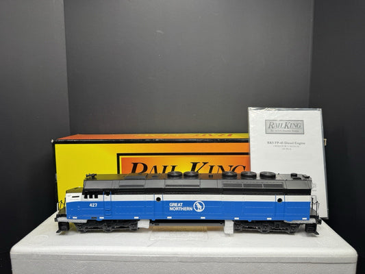 MTH RailKing 30-2459-1 Great Northern GN FP45 diesel engine #427 PS2 BCR LNIB0