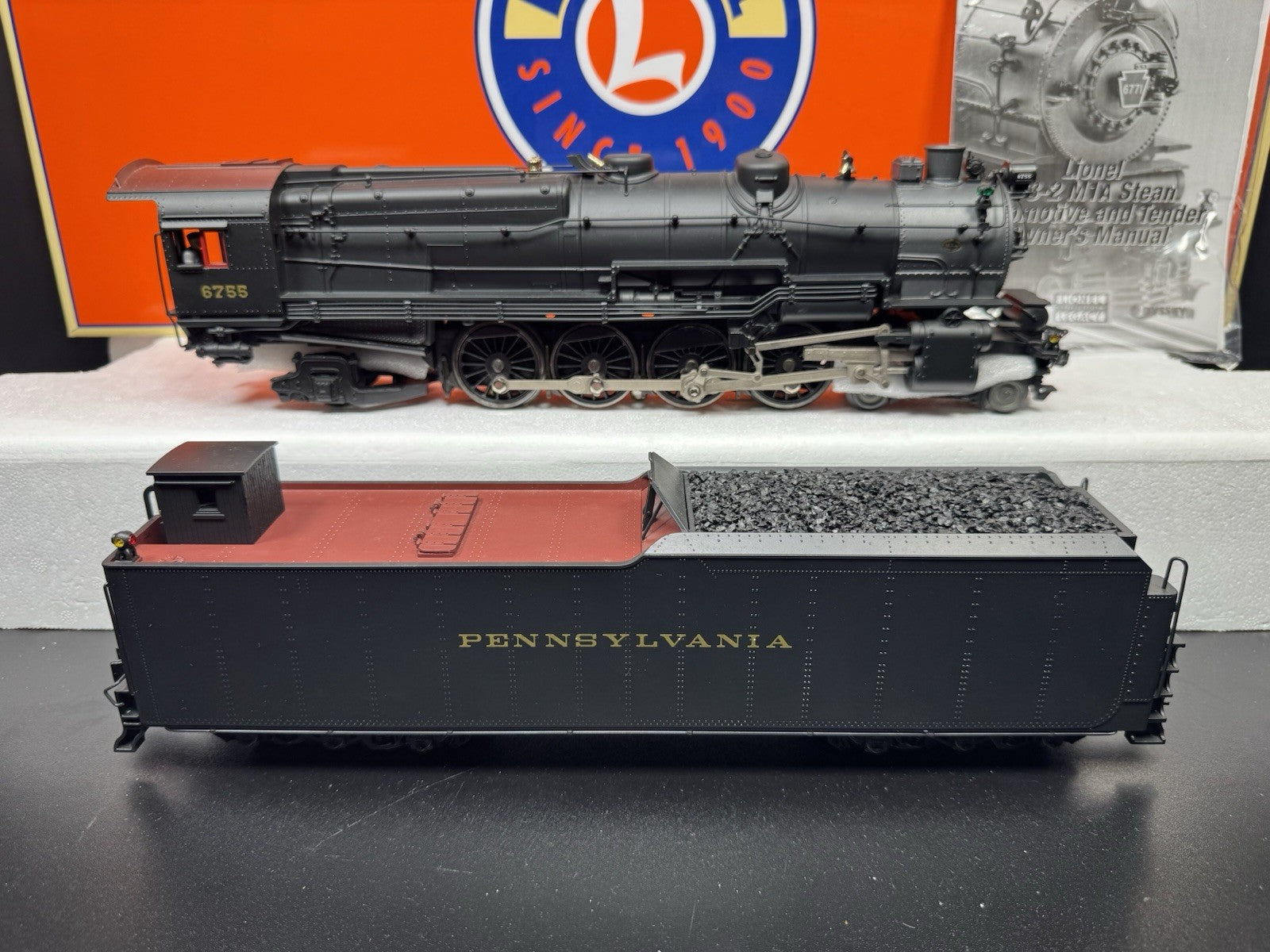 Lionel LEGACY 6-81247 Pennsylvania M1a coal hauler steam set #6755 LNIB11