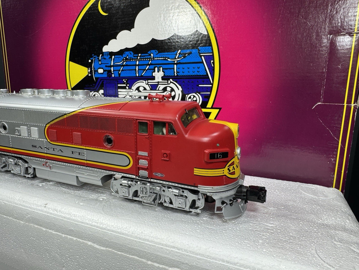 MTH 20-2676-1E Santa Fe Warbonnet F-3 diesel engine ABA set PS2 BCR EX6